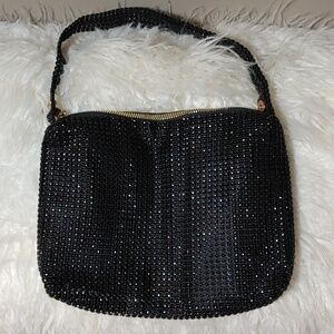 NWOT Fun Small Black Party Handbag/Wristlet Sparkly